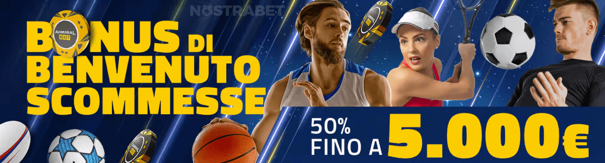 bonus di benvenuto admiralbet