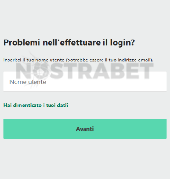 reimposta password bet365