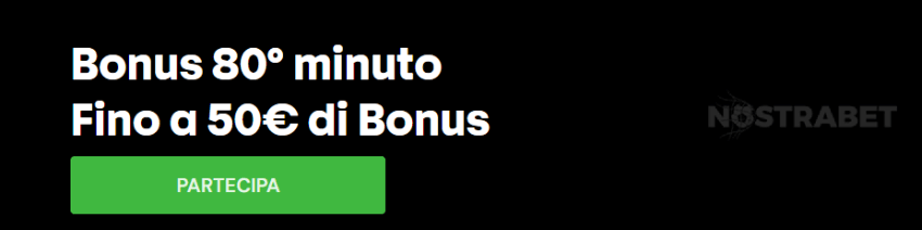Bonus Betsson 80 minuti