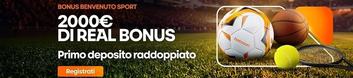 betsson bonus di benvenuto per lo sport