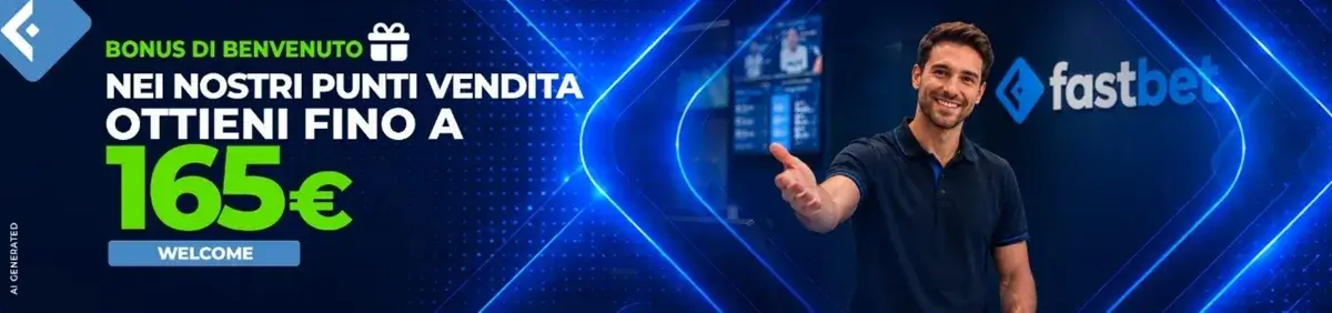 bonus di benvenuto pvr fastbet
