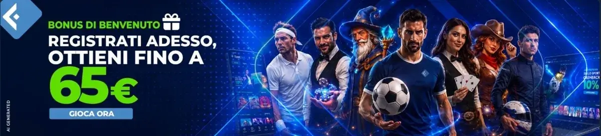 fastbet bonus di benvenuto sport