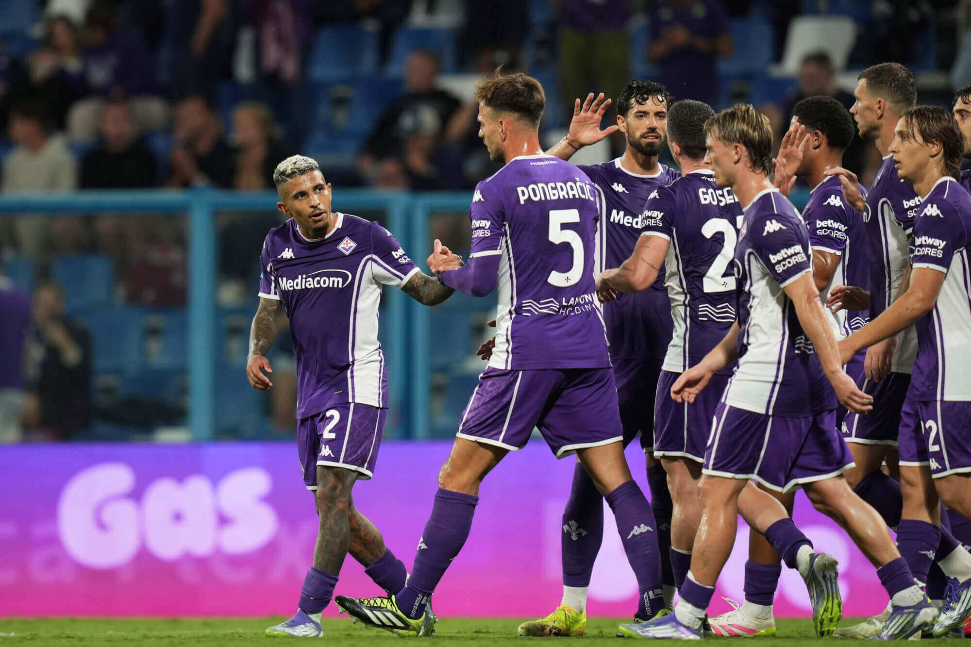 giocatori della Fiorentina