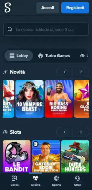 Giochi da casinò Stake