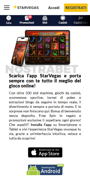 download di StarVegas per Android