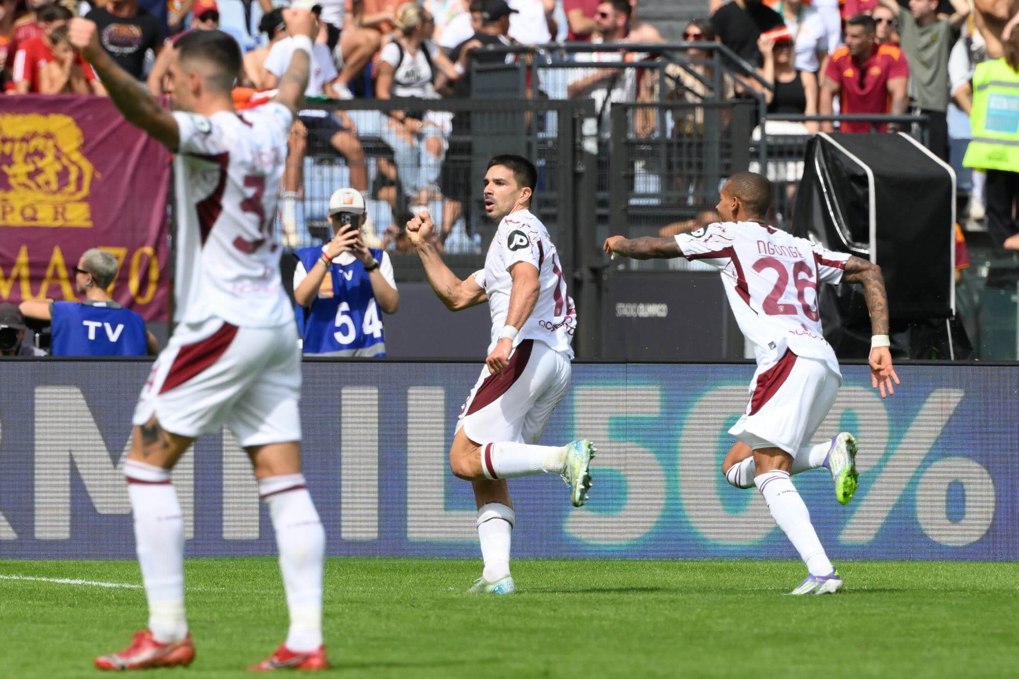 Torino festeggia il gol